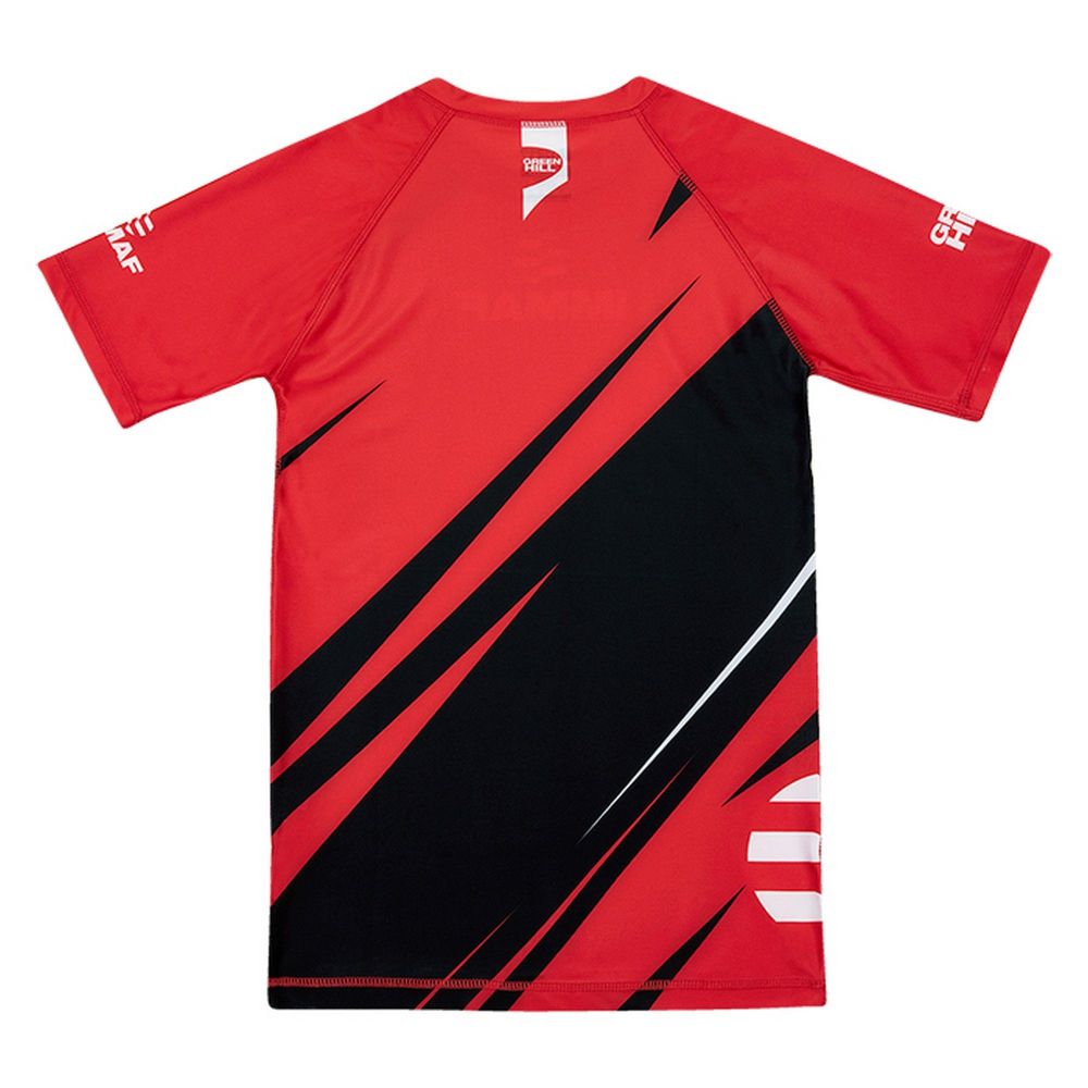 Фотографии Рашгард Green Hill Rash Guard IMMAF approved RGI-4021 красный