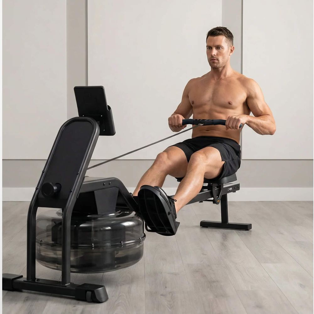 Фото Гребной тренажер UNIX Fit водный / Water Rower 340