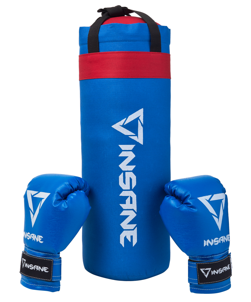Фото Набор для бокса Fight, синий, 45х20 см, 2,3 кг, 6 oz