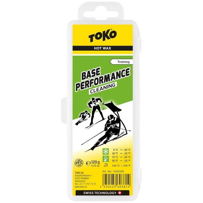 Фото Парафин углеводородный TOKO Base Performance cleaning 120 г. 5502038