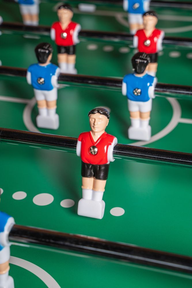 Фотографии Игровой стол - футбол "PlayOff" коричнево-серый