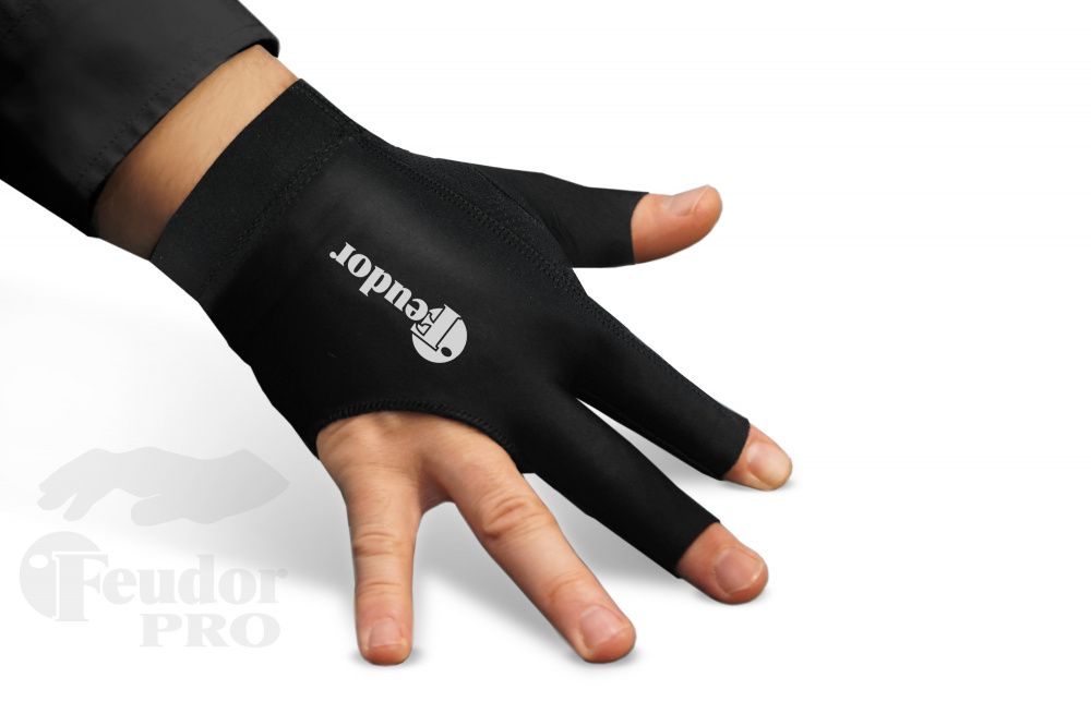 Фотографии Перчатка-бильярдная Feudor Pro black Right XL