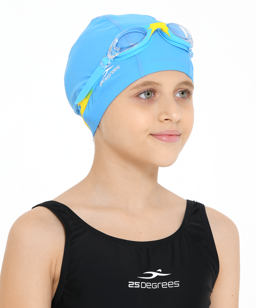 Фотографии Шапочка для плавания Essence Light Blue, полиамид, детский