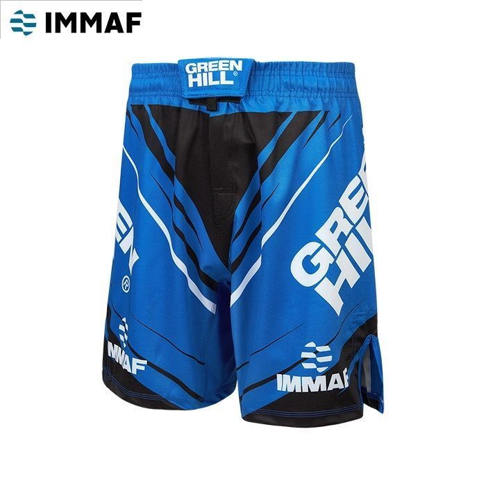 Фото Шорты Green Hill MMA SHORT IMMAF approved MMI-4022, синие