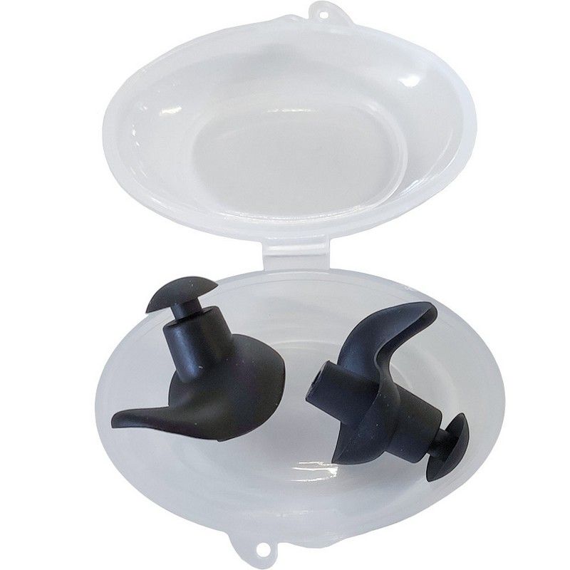 Фото Беруши Sportex силиконовые анатомические в боксе B31575 черные