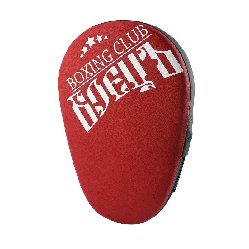 Фото Лапы боксерские прямые Боецъ ВВР-211 красный\черный