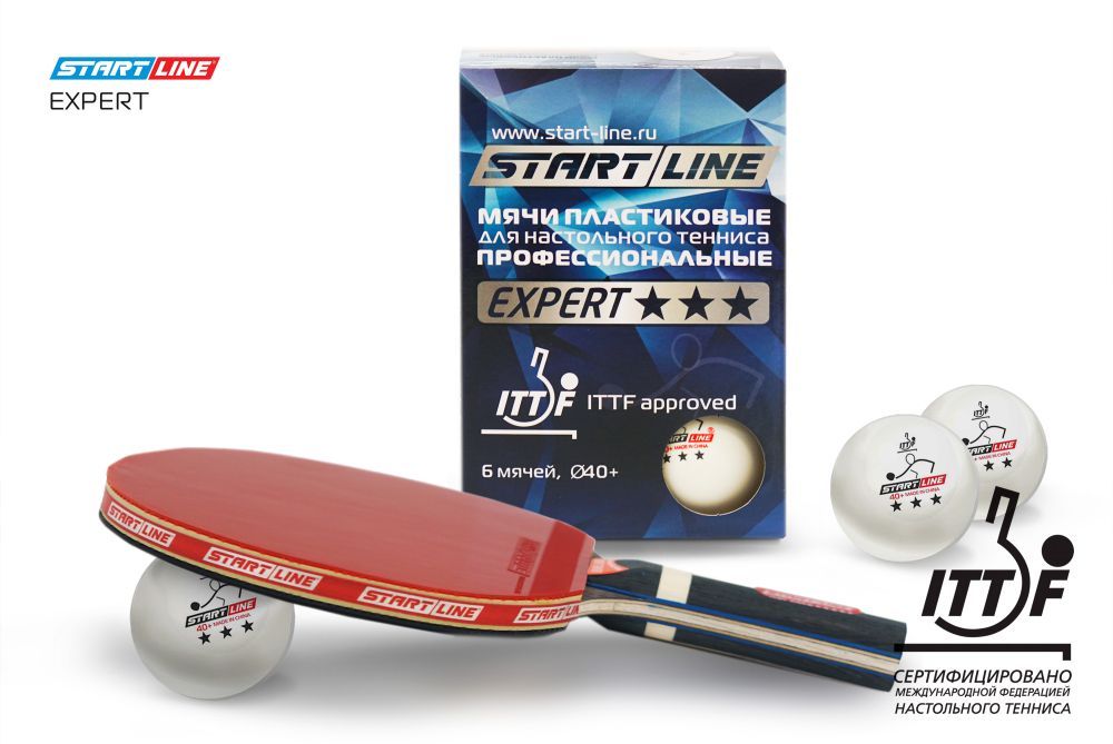 Фотографии Мячи Start line EXPERT V40+ 3* (ITTF) (6 шт)