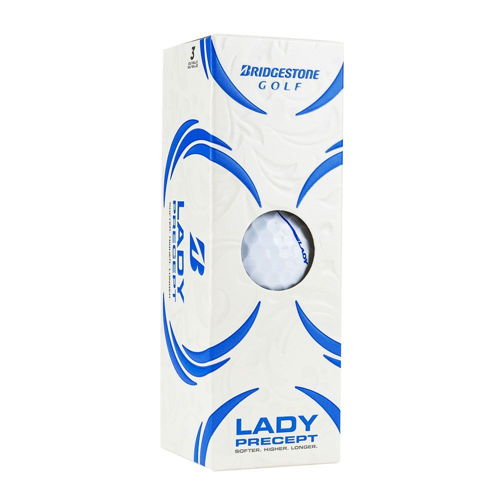 Фото Мяч для гольфа Bridgestone Lady Precept BGB1LWX, упак. 3шт., белый