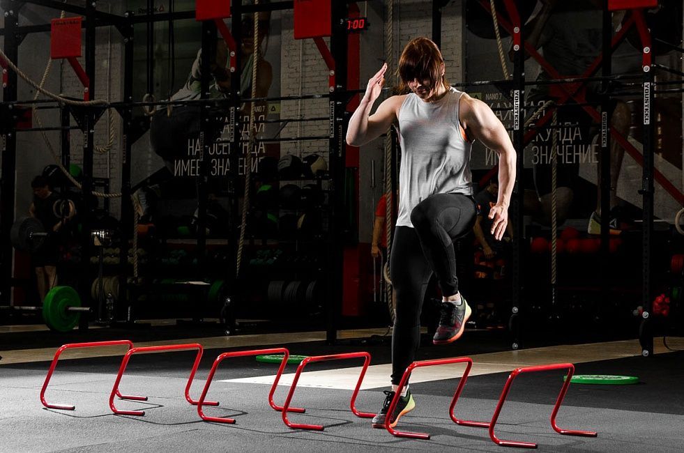 Фотографии Барьеры для тренировок , высота 30см, комплект 6шт YouSteel