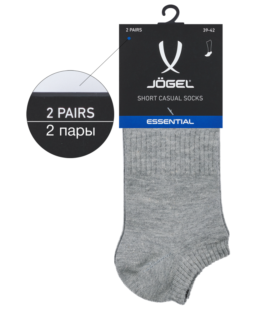 Фотографии Носки низкие ESSENTIAL Short Casual Socks, меланжевый