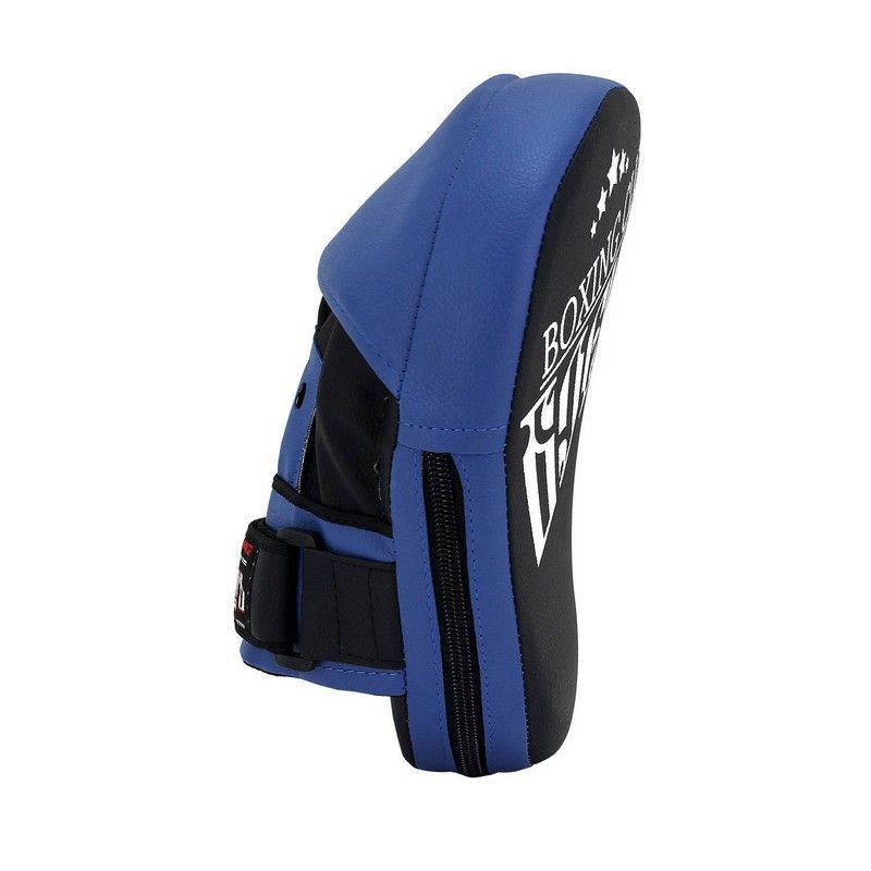 Фотографии Лапы боксерские гнутые Боецъ 111 черно-синие