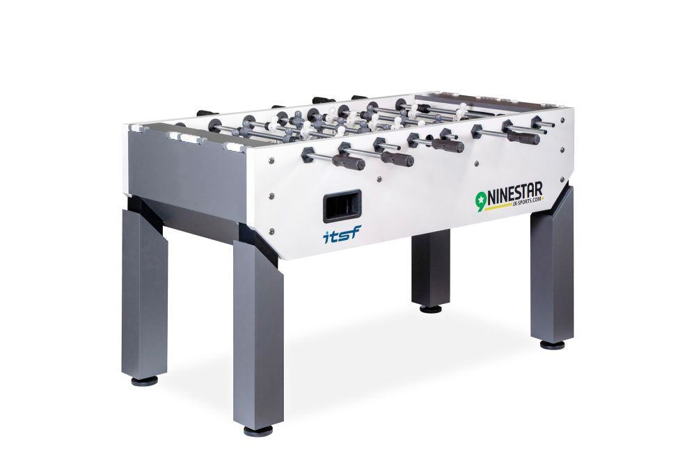Фото Игровой стол - футбол "NineStar Iron Pro ITSF Grey" (144х75,5х90)