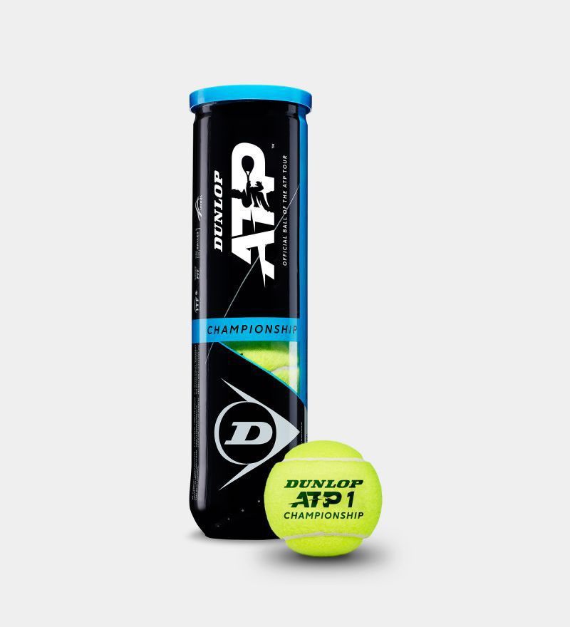 Фотографии Мяч теннисный Dunlop ATP Championship 4B, 601333, уп.4ш, одобр. ITF, нат.резина,фетр.