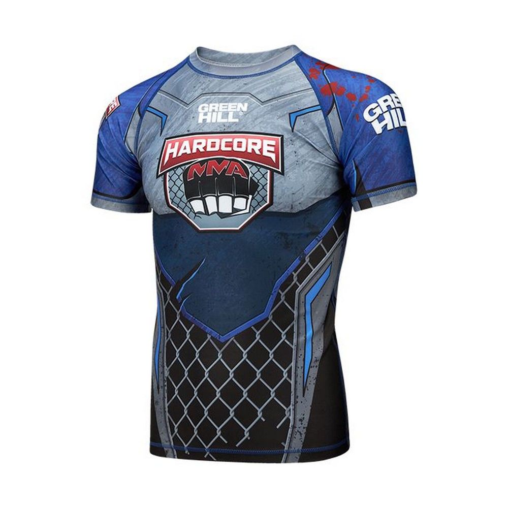 Фотографии Рашгард Green Hill Rash Guard Hardcore RGI-10569 черно-синий