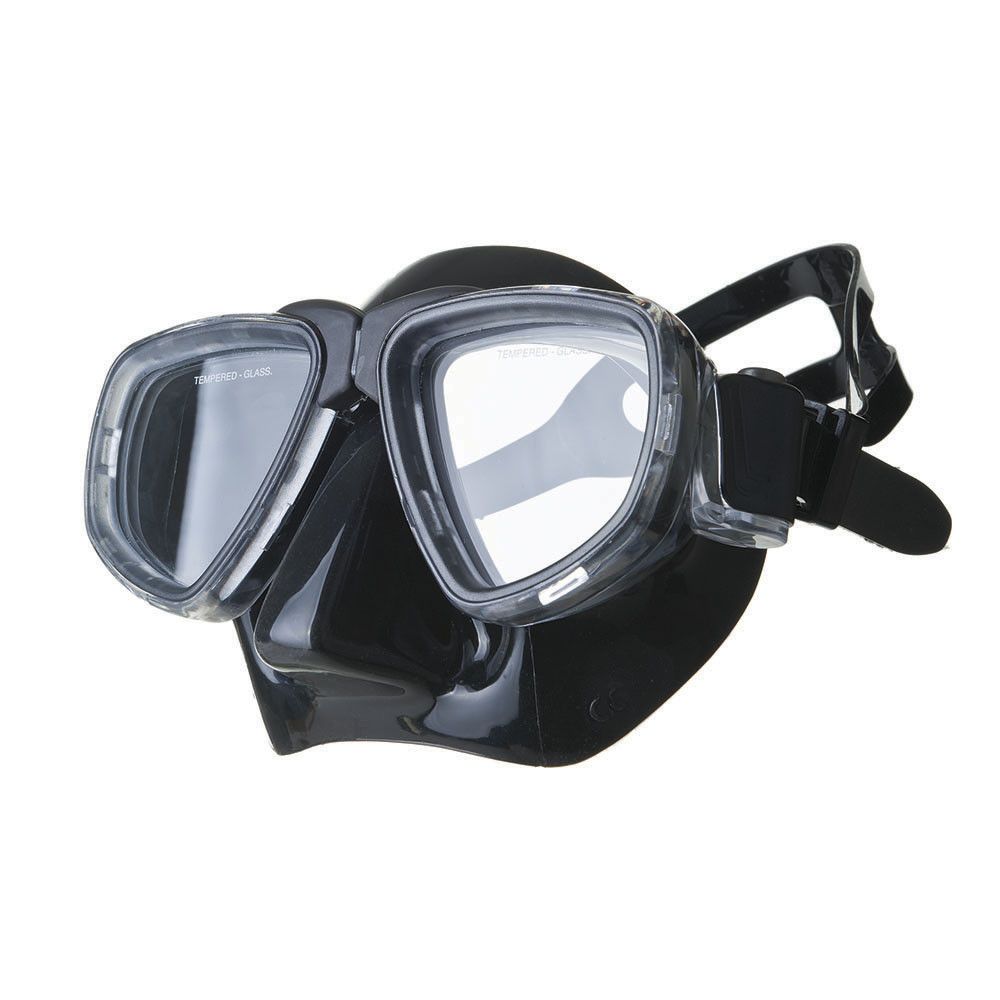 Фото Маска для плавания SALVAS Neptun CA515N2TNSTH, размер взрослый, черная