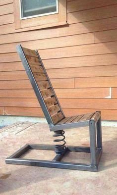 Фото Кресло-качалка уличное