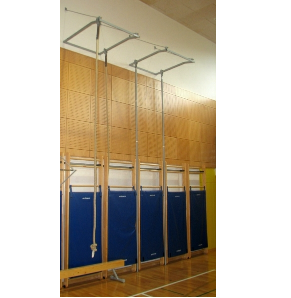 Фото Конструкция настенная для подвешивания канатов, шестов, лесенок