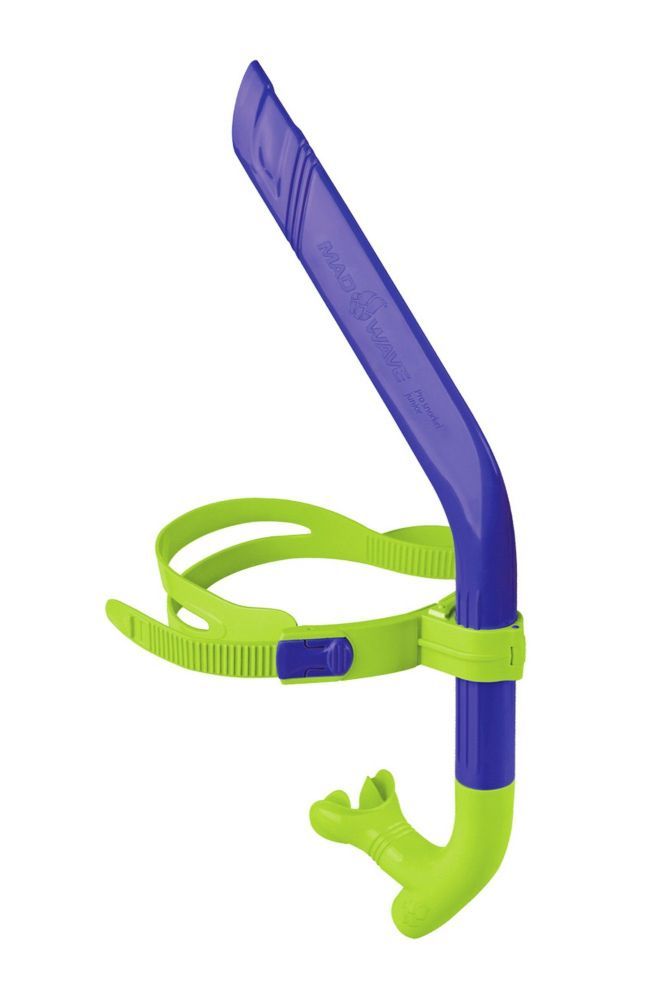 Фото Дыхательный тренажер Mad Wave Pro Snorkel junior M0777 02 0 03W синий