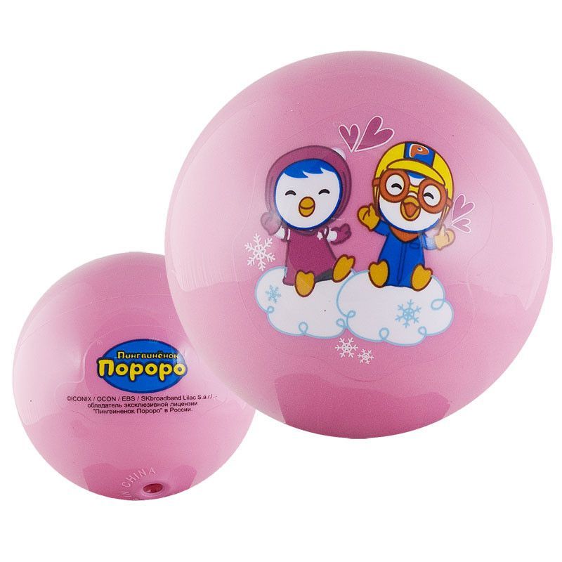 Фото Мяч детский Пороро, L6100P, диаметр 10 см, ассорти