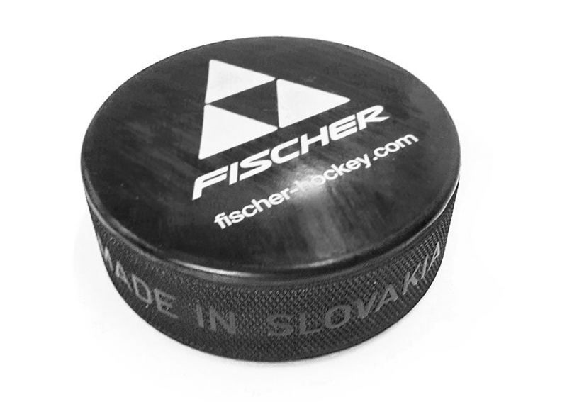 Фото Шайба взрослая Official game logo SR (продажа уп. 100 шт) Fischer H05114