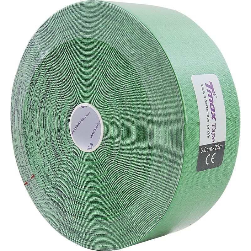 Фотографии Тейп кинезиологический Tmax 22m Extra Sticky Green зеленый