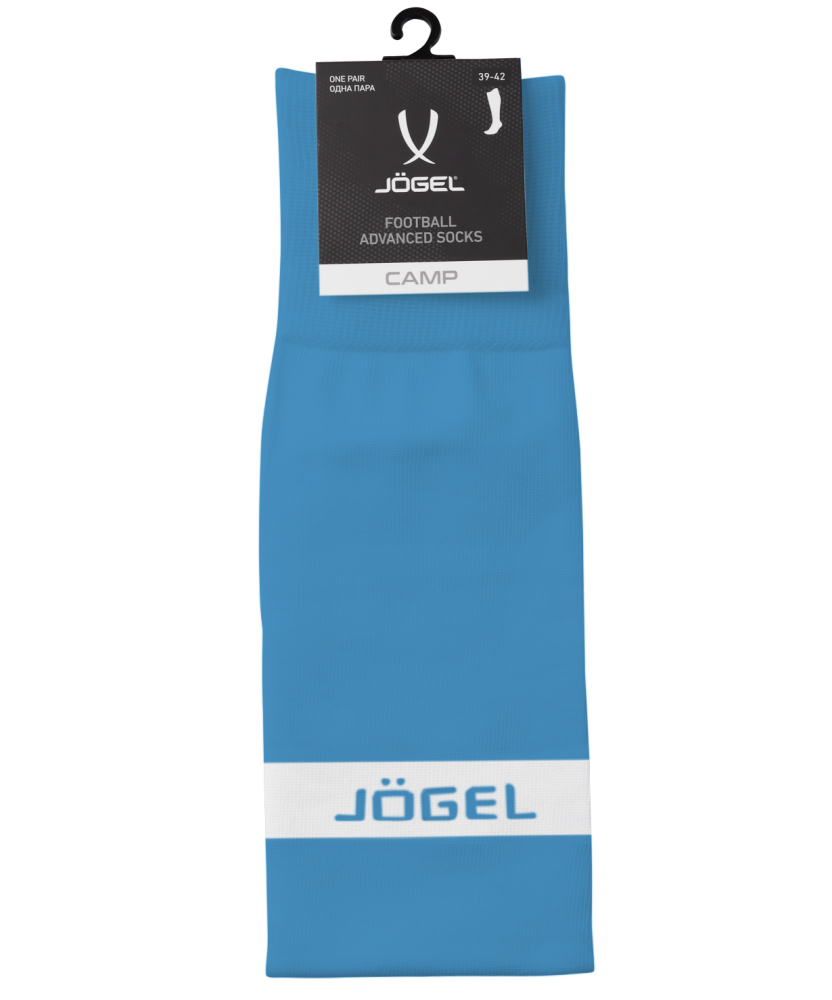 Фотографии Гетры футбольные CAMP ADVANCED SOCKS, голубой/белый