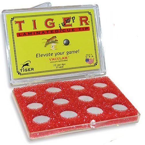 Фотографии Наклейка для кия "Tiger Pro Jump Tip" 15 мм