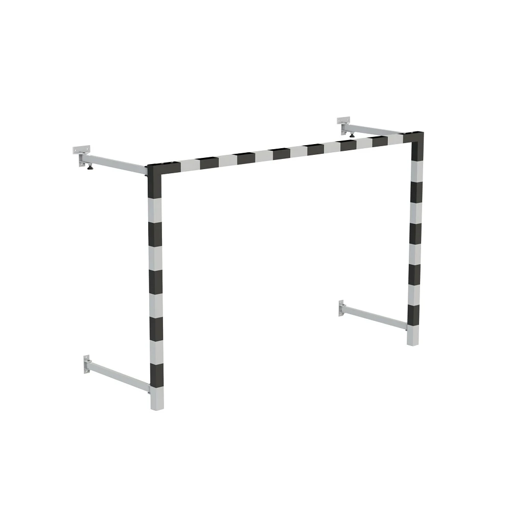 Фото Ворота мини-футбольные пристенные, 3х2 м, складные, на колесах, профиль 80х80 мм Pioner A2469836