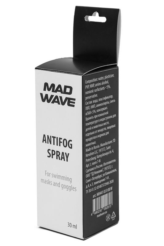 Фотографии Спрей против запотевания Mad Wave Antifog Spray M0441 03 0 00W