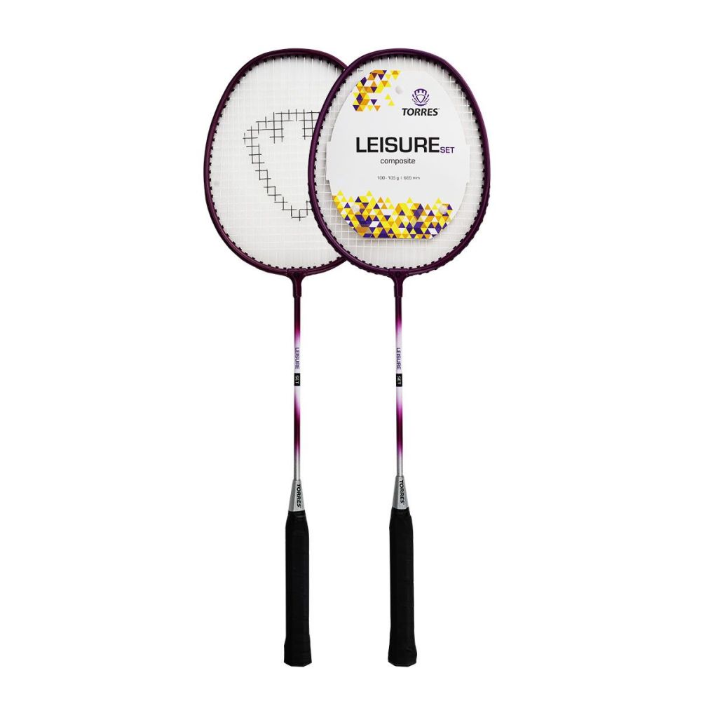 Фотографии Набор для бадминтона Torres Leisure Set, BD20520, для начинающ.,стал. стерж, алюм. обод, со струнами