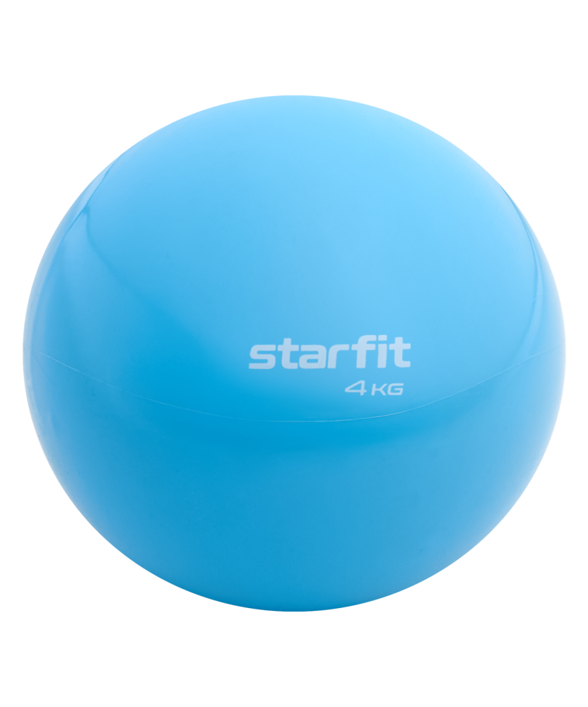 Фото Медбол GB-703, 4 кг, синий пастель