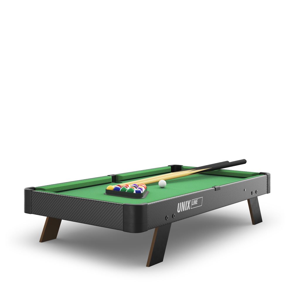 Фотографии Игровой стол UNIX Line Мини Бильярд настольный (88х47 cм) Black
