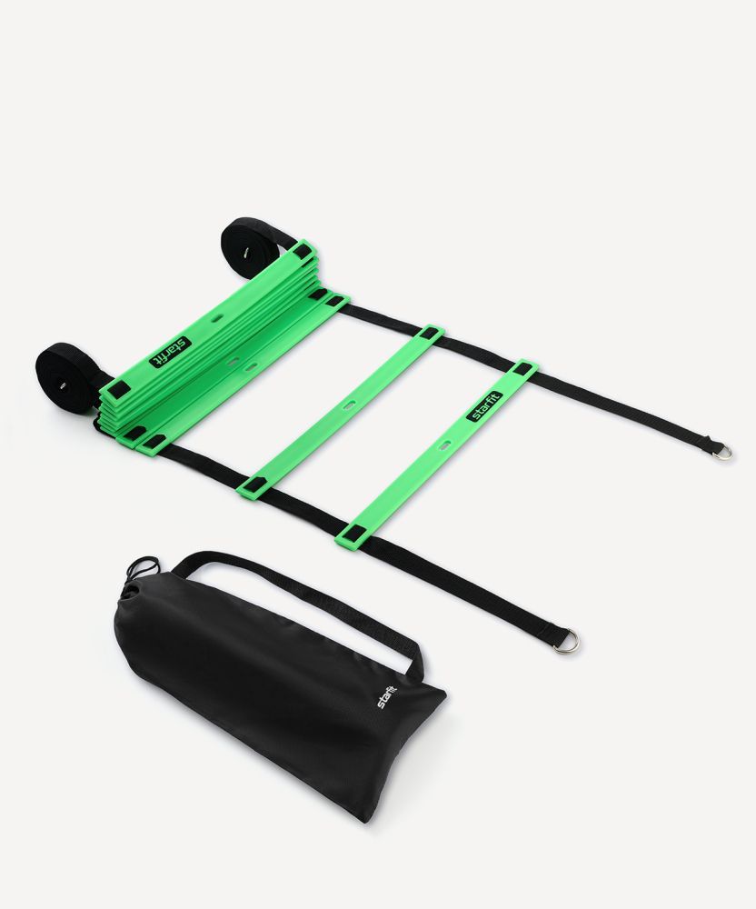 Лестница координационная STARFIT FA-601, 5,8 м, ярко-зеленый/черный