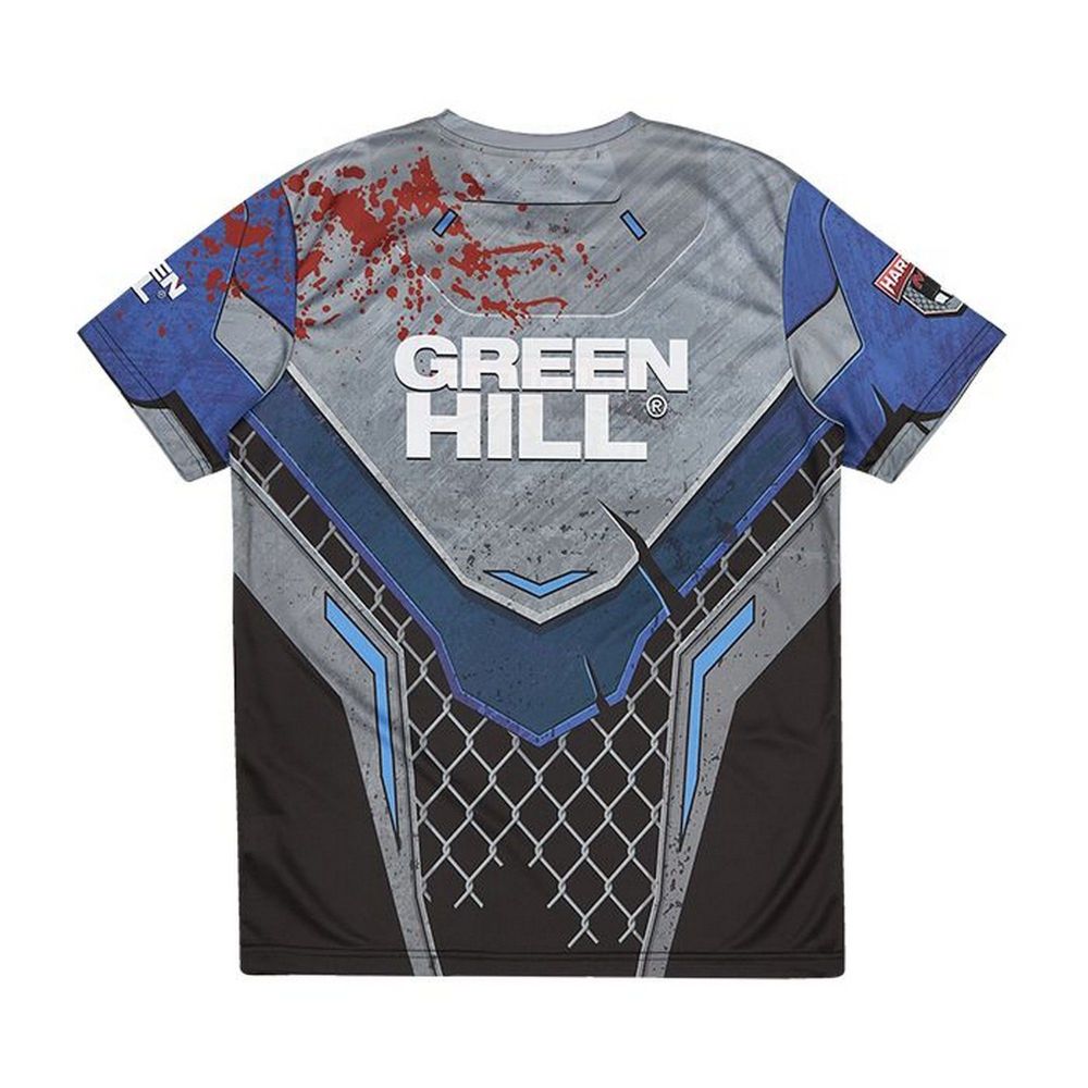 Фотографии Футболка Green Hill Hardcore MMA TSH-10570 сине-чёрный