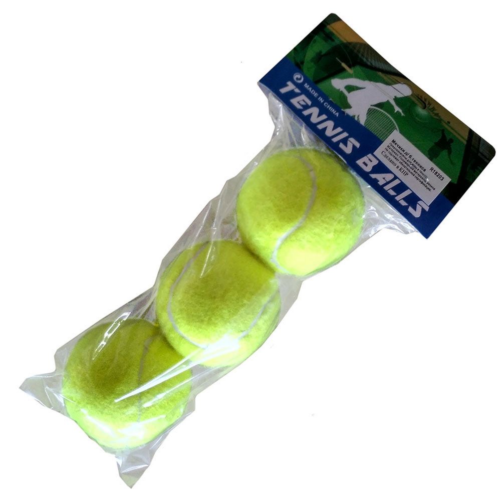 Фотографии Мячи для большого тенниса Sportex 3 штуки (в пакете) R18203