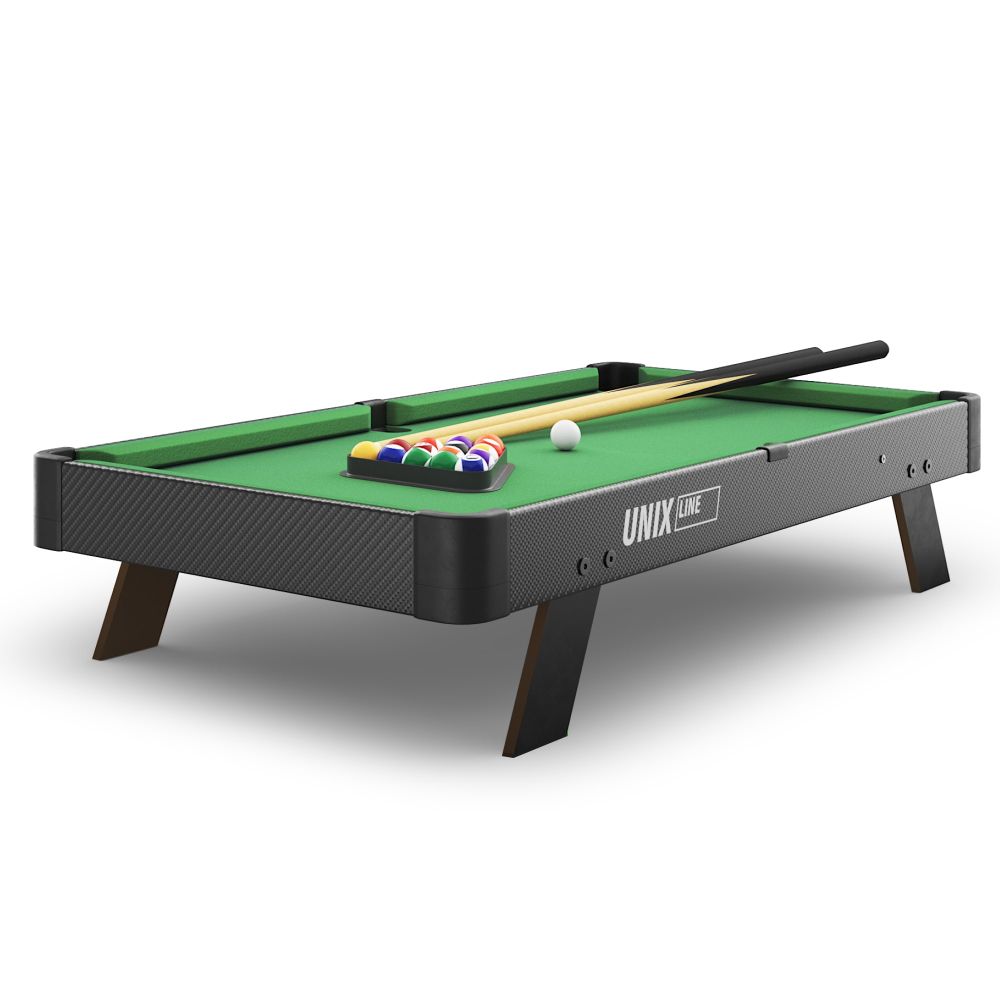 Фотографии Игровой стол UNIX Line Мини Бильярд настольный (88х47 cм) Black