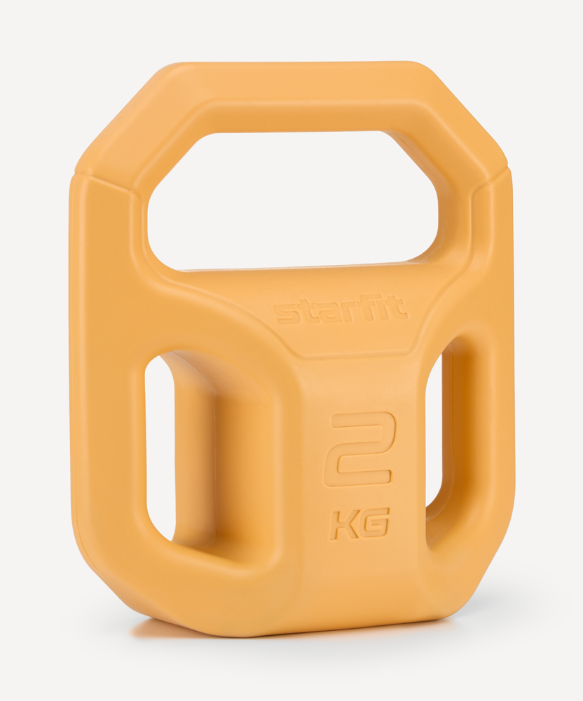 Фотографии Гиря пластиковая DB-505, 2 кг, оранжевый