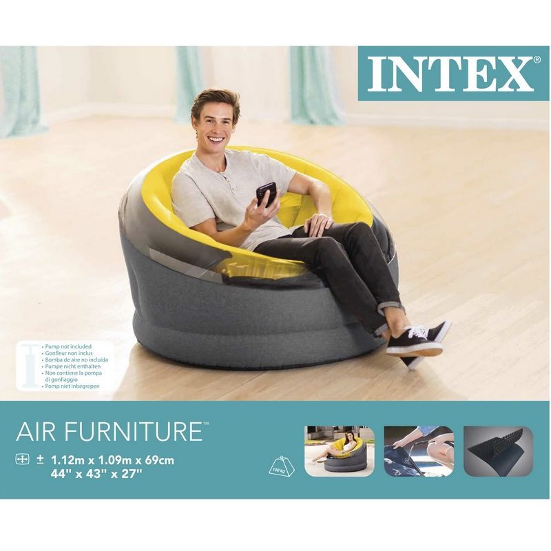Фотографии Надувное кресло Empire 112х109х69см, 3 цвета Intex 66582