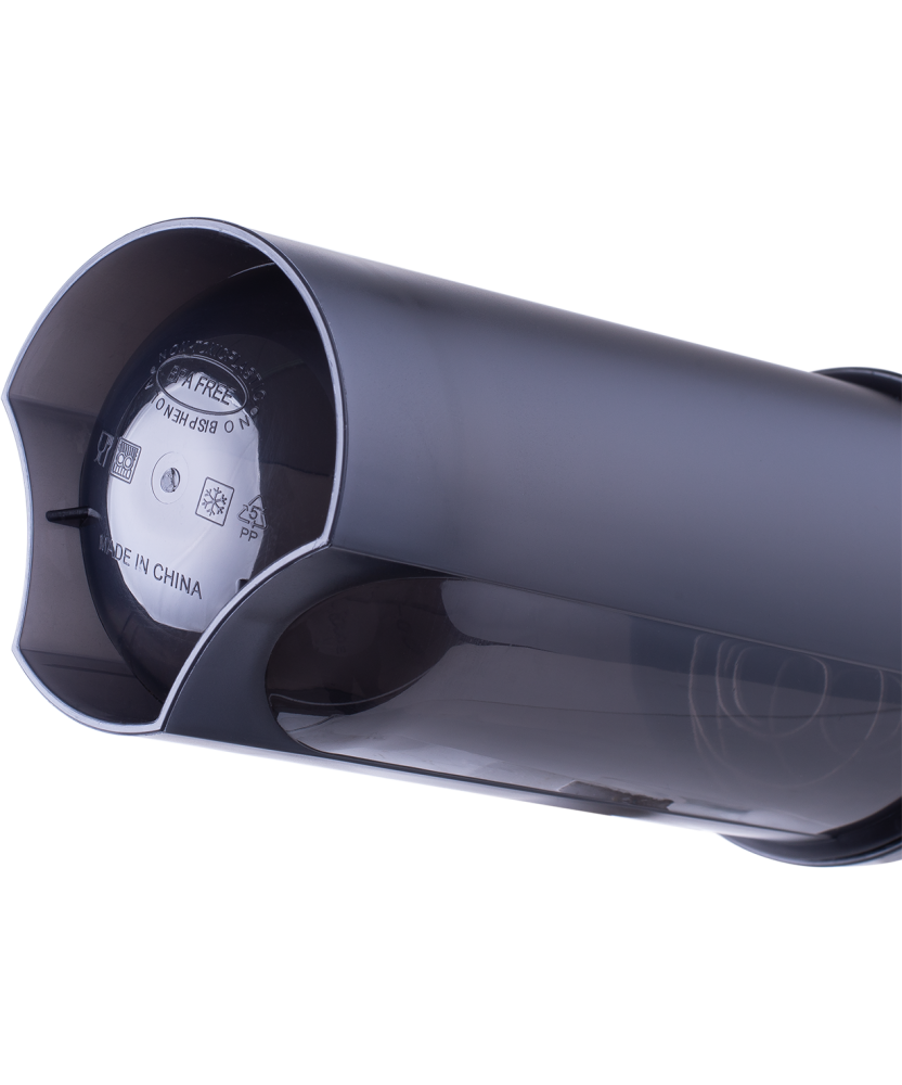 Фотографии Шейкер с металлическим венчиком FB-200, сферическое дно, серый/черный