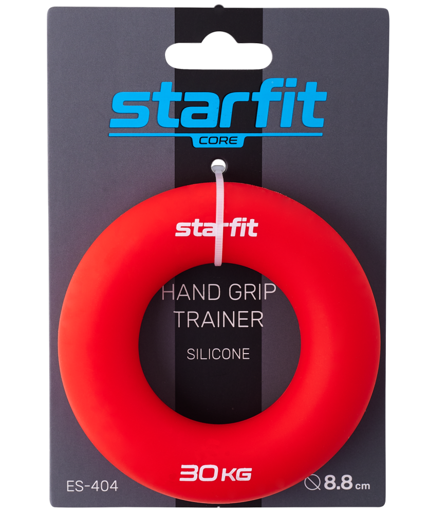 Фотографии Эспандер кистевой ES-404 Кольцо, 30 кг, силикагель, красный