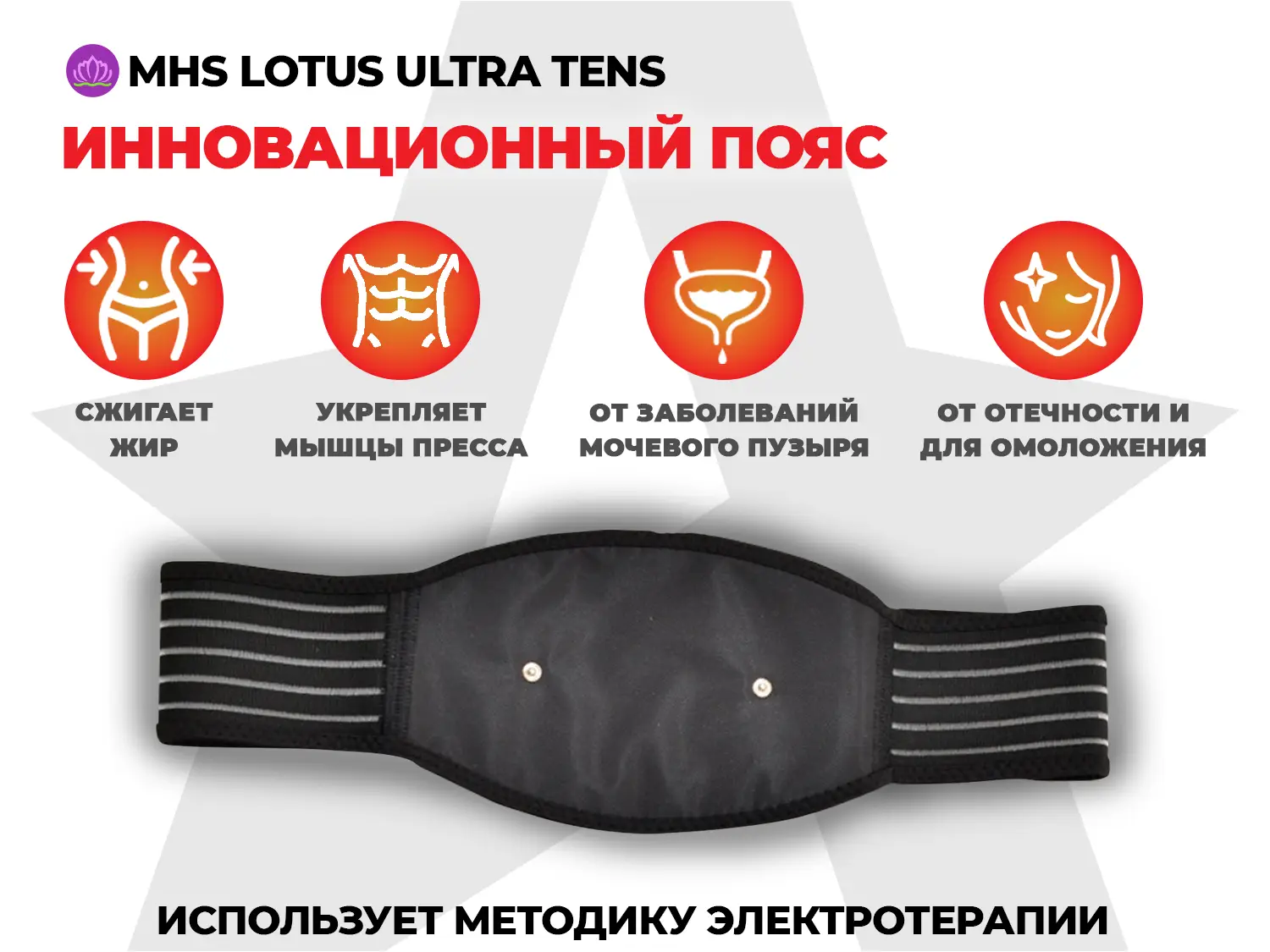 Массажер ног Lotus Ultra Tens YS-005-HB Золотой