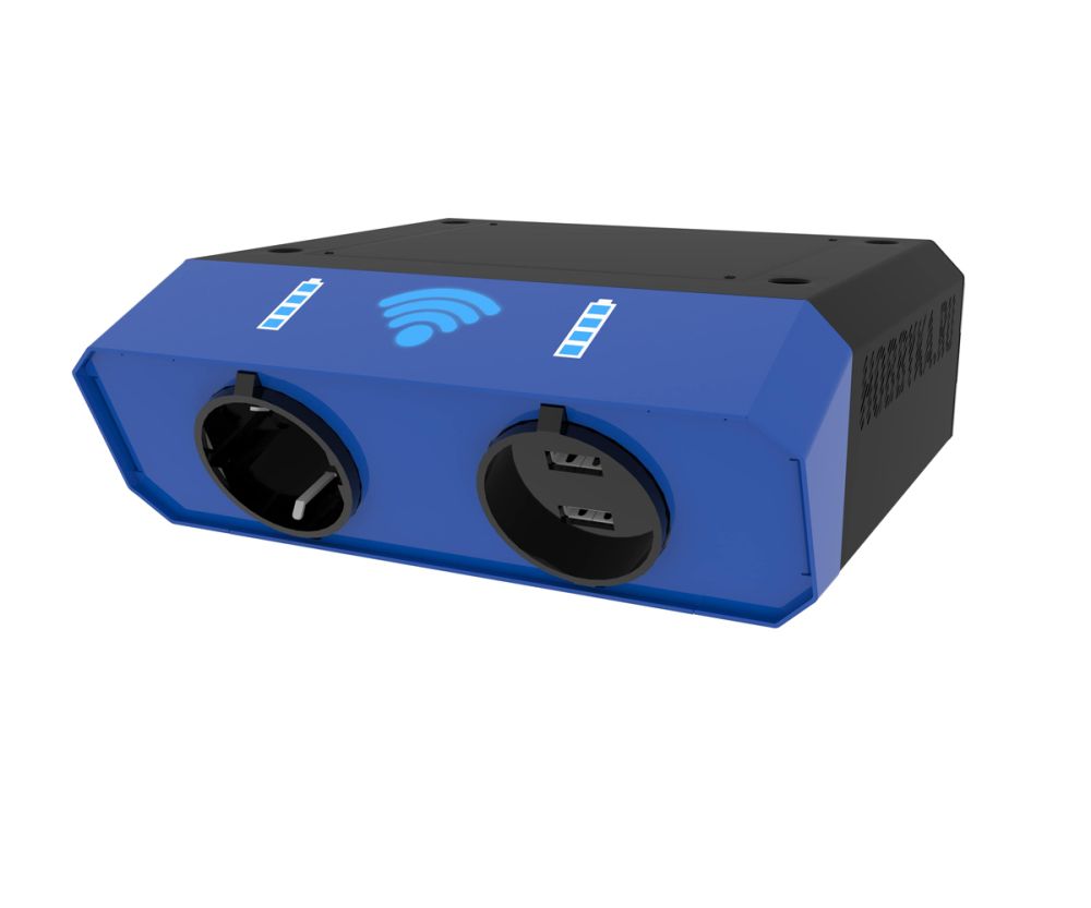 Фотографии Зарядное устройство и точка доступа Wi-Fi «Валли» 2xUSB и 1x220V