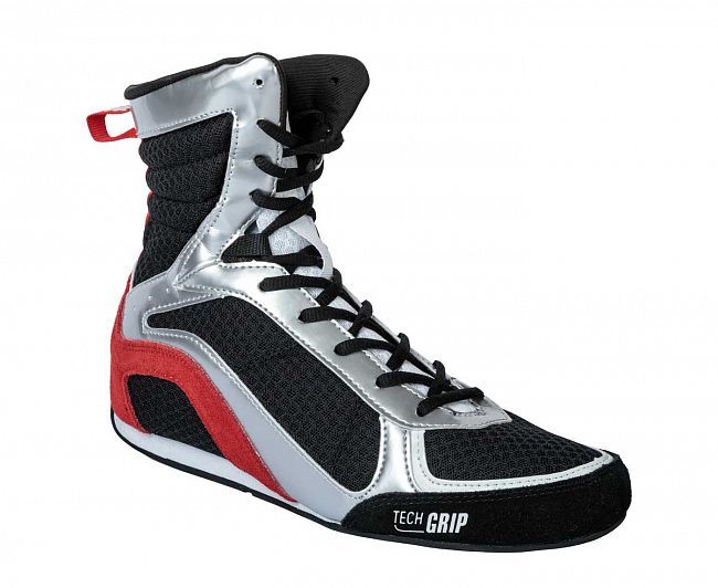 Фотографии Боксерки Clinch Olimp Limited Edition черно-серебристо-сине-красные C416