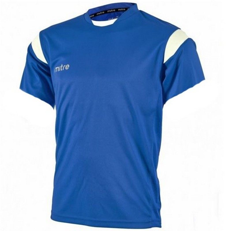 Фотографии Футболка игровая Mitre Motion T70001RH2 100% полиэстер, сине-белый