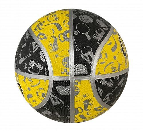 Фотографии Мяч баскетбольный Larsen Style Black/Yellow