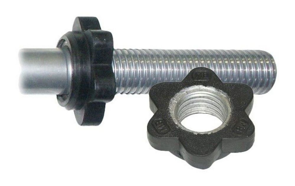 Гриф MB Barbell 1800 мм d 25 замок гайка Вэйдера MB-BarM25-1800B