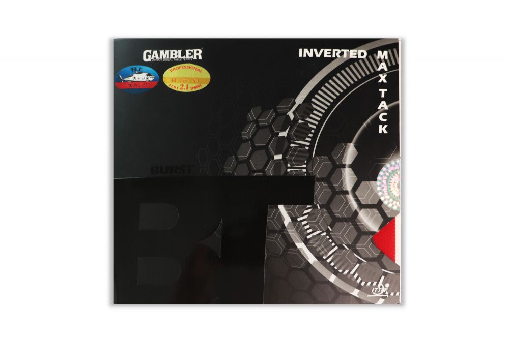 Фото Накладка для ракетки GAMBLER BURST 2.1MM RED