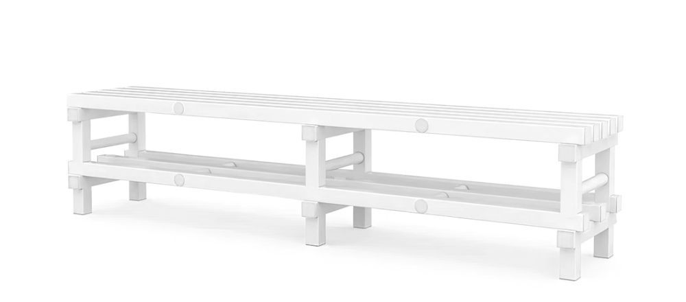 Фотографии Скамья двухуровневая усиленная