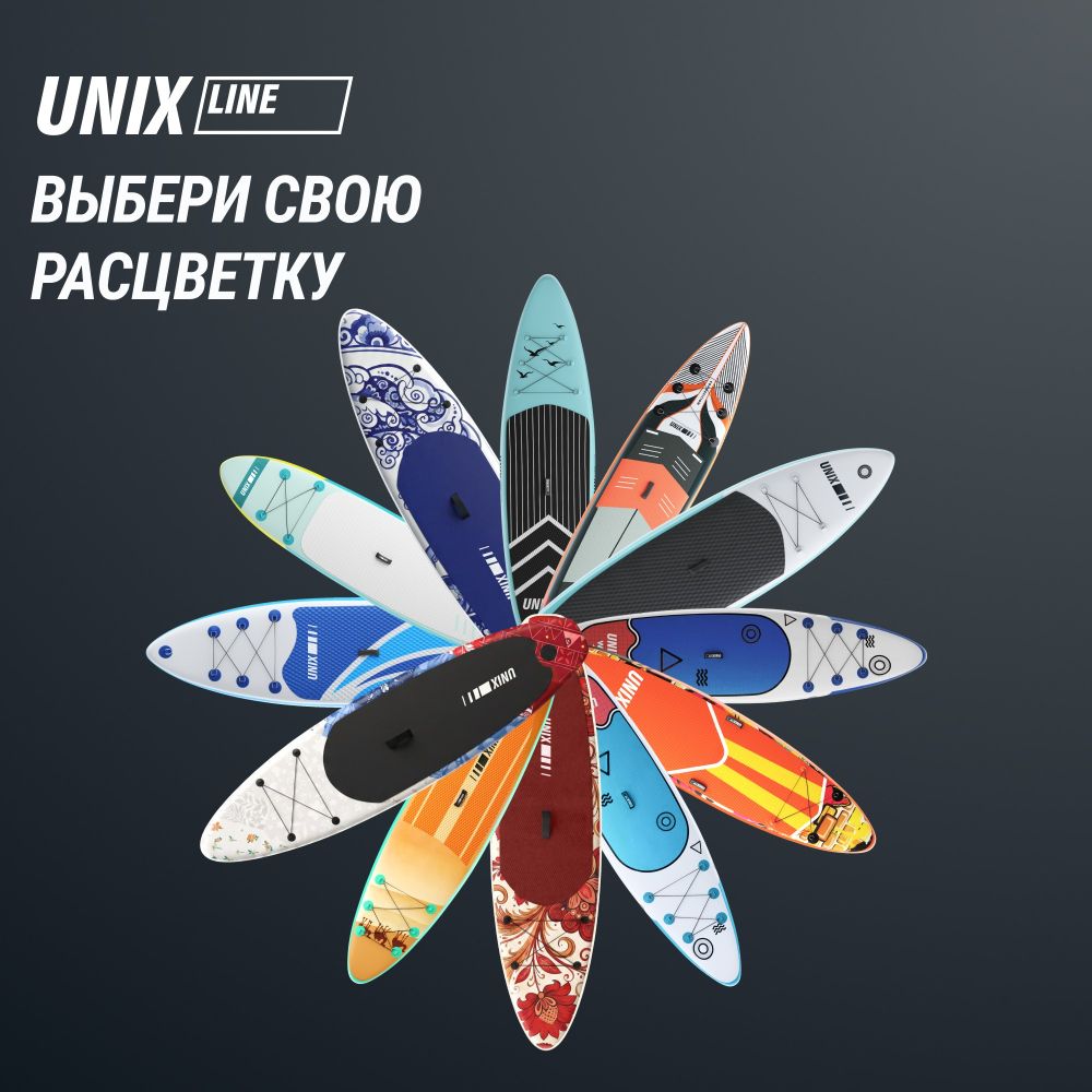 Фотографии SUP-борд UNIX Line Ночные джунгли / Night Jungle (320 см)