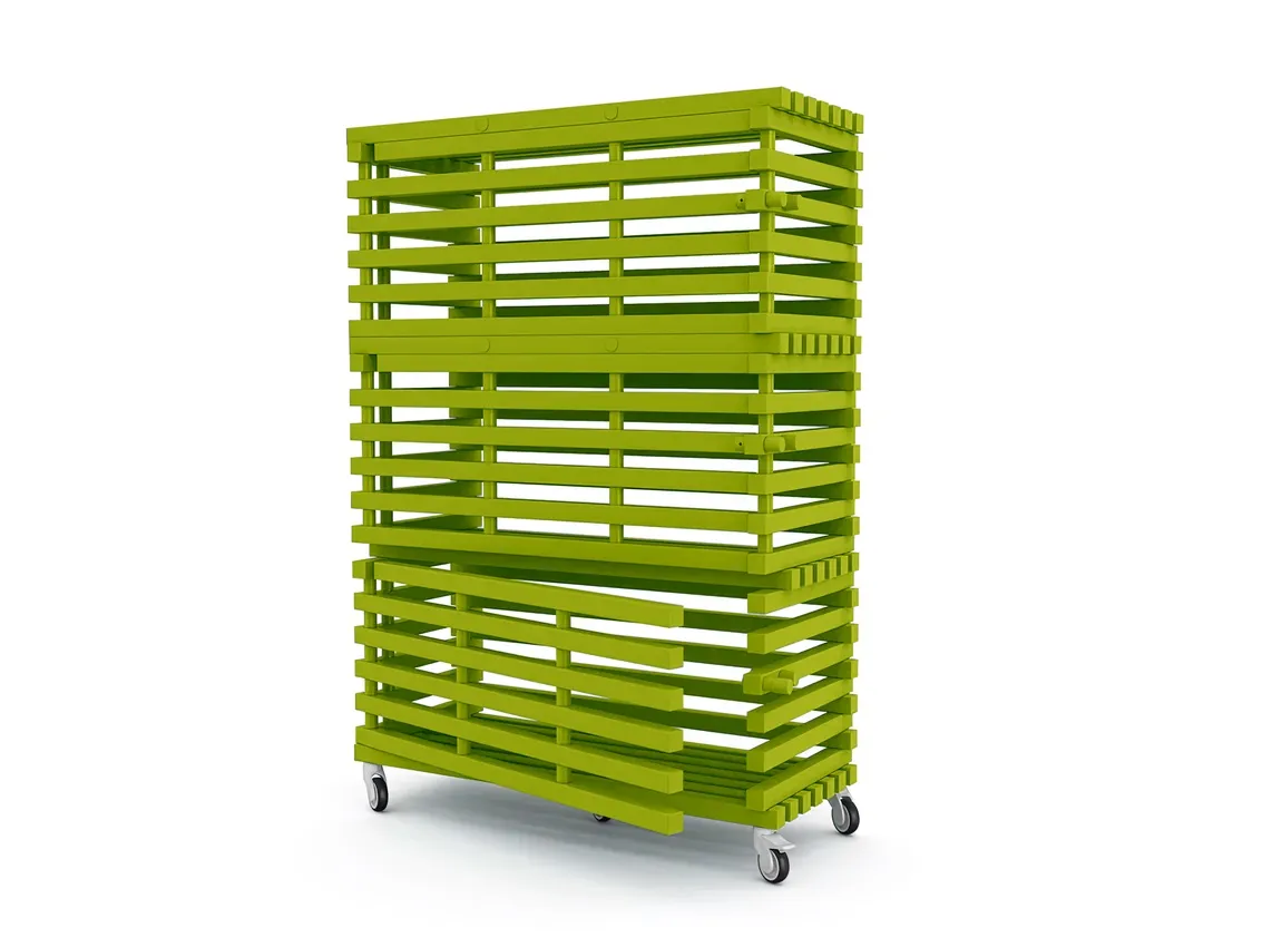 Фотографии Шкаф–стеллаж 3–секционный закрывающийся